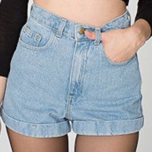 American apparel jeans shorts!! NWOT